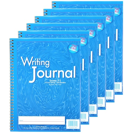 Zaner-Bloser My Writing Journal, Grade 2-3, Blue, PK6 0602
